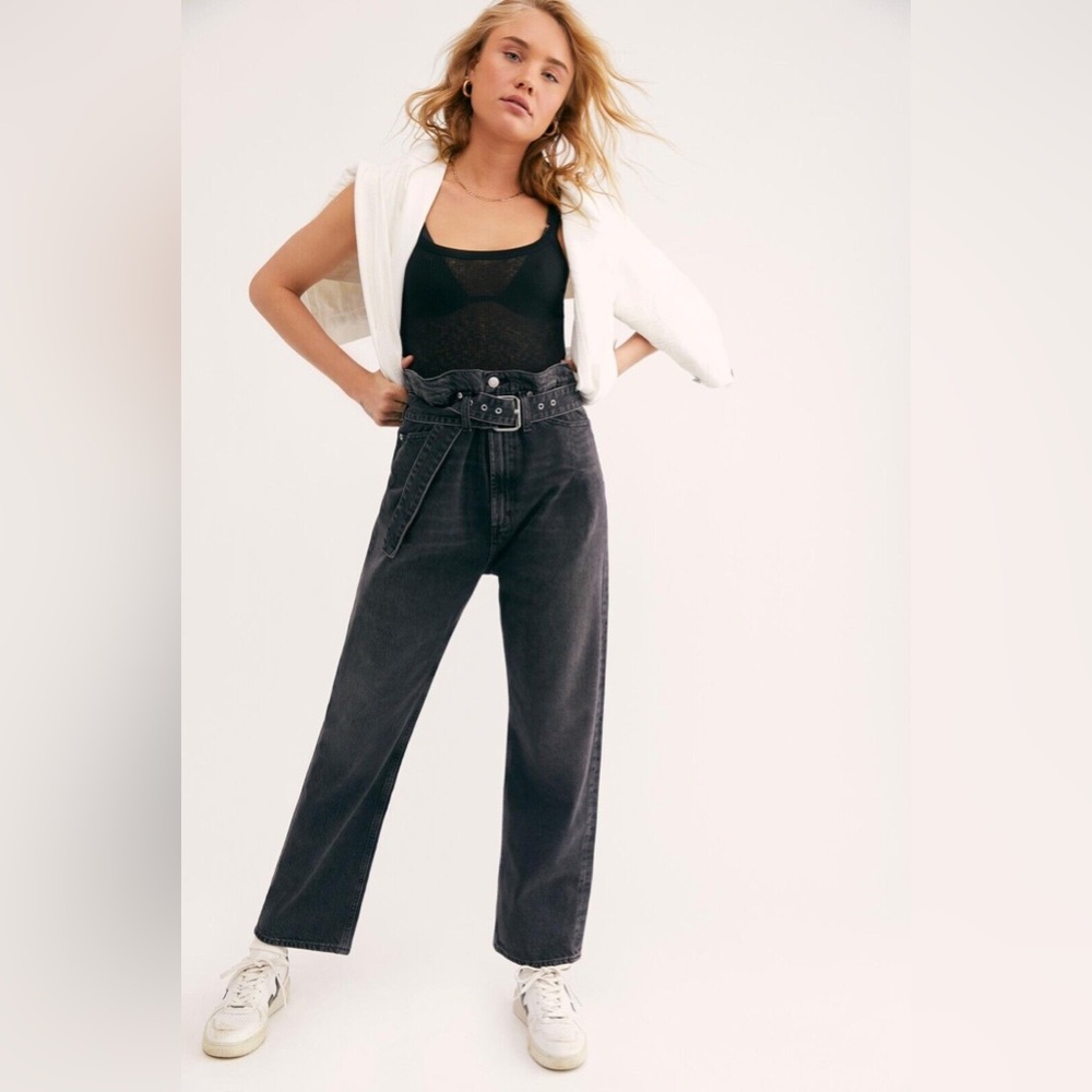 AGOLDE Reworked 90’s Vintage Ultra High Rise Straight Jeans Size 30